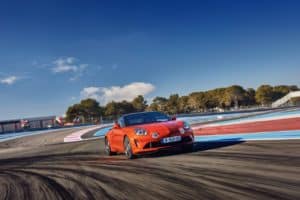 L'Alpine A110 S sur le circuit du Castellet