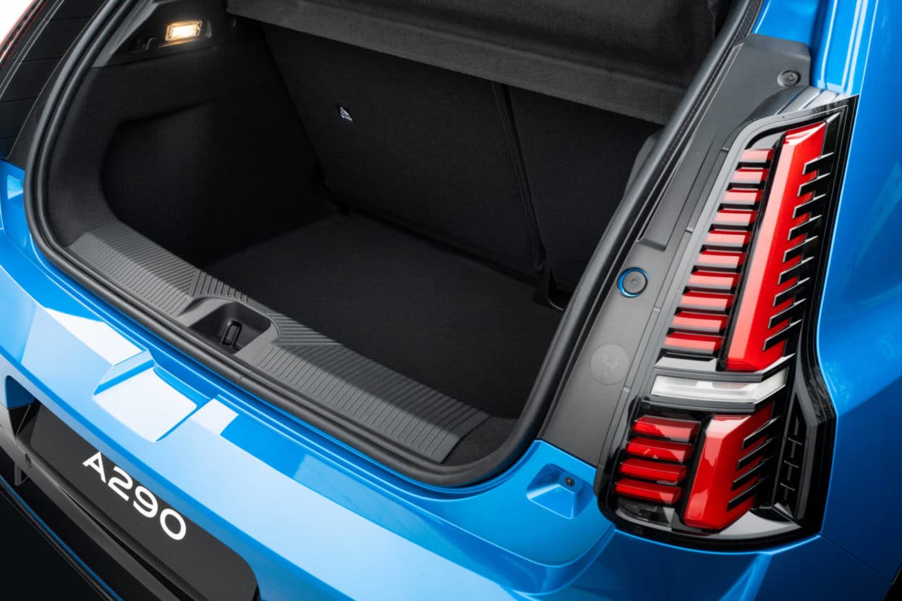 alpine a290 gts bleu alpine vision coffre
