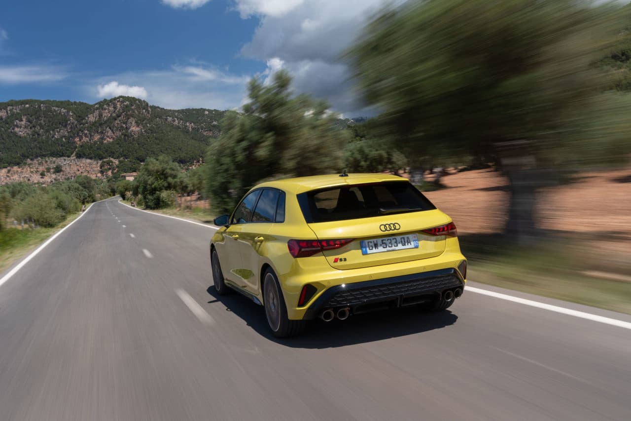 audi s3 2024 dynamique arrière