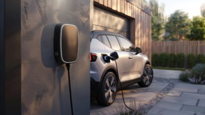 Une voiture électrique recyclée