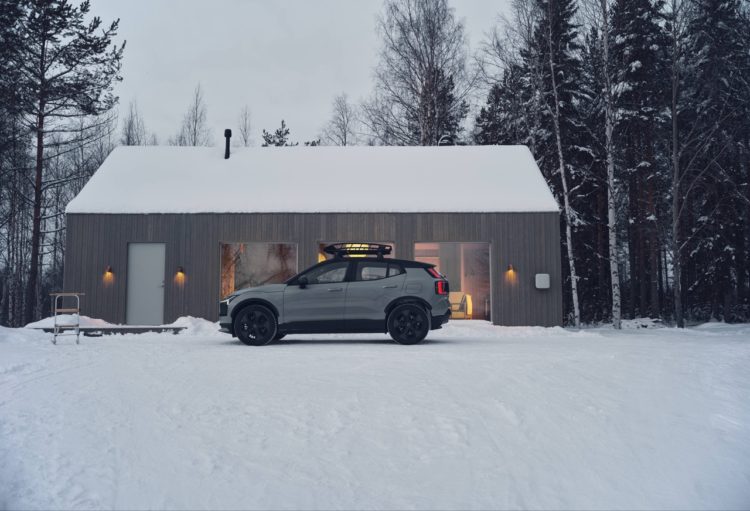 339530 volvo ex30 cross country with swedish winter cabin grande