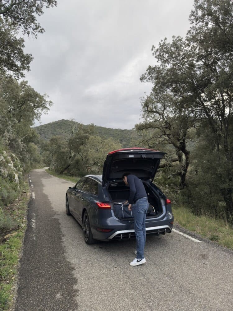 audi s6 e tron coffre